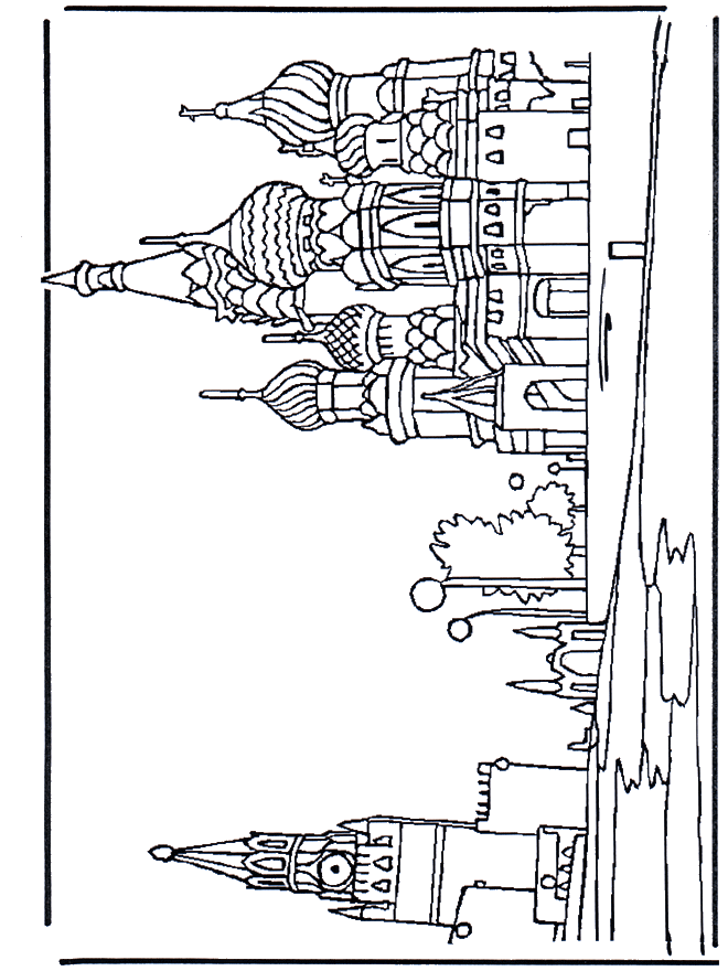 Kremlin - Malvorlagen Ferien