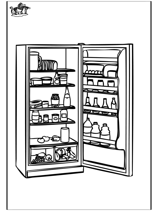 Kühlschrank - Ausmalbilder Übriges