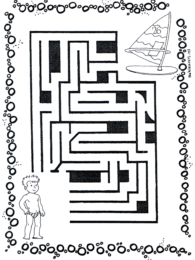 Labyrinth Surfer - Basteln Labyrinth