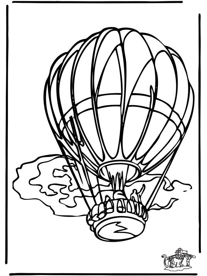Luftballon - Ausmalbilder Übriges