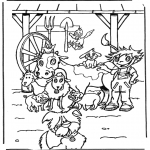 Ausmalbilder für Kinder - Malvorlagen Bauernhof