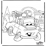 Ausmalbilder Comicfigure - Malvorlagen Cars