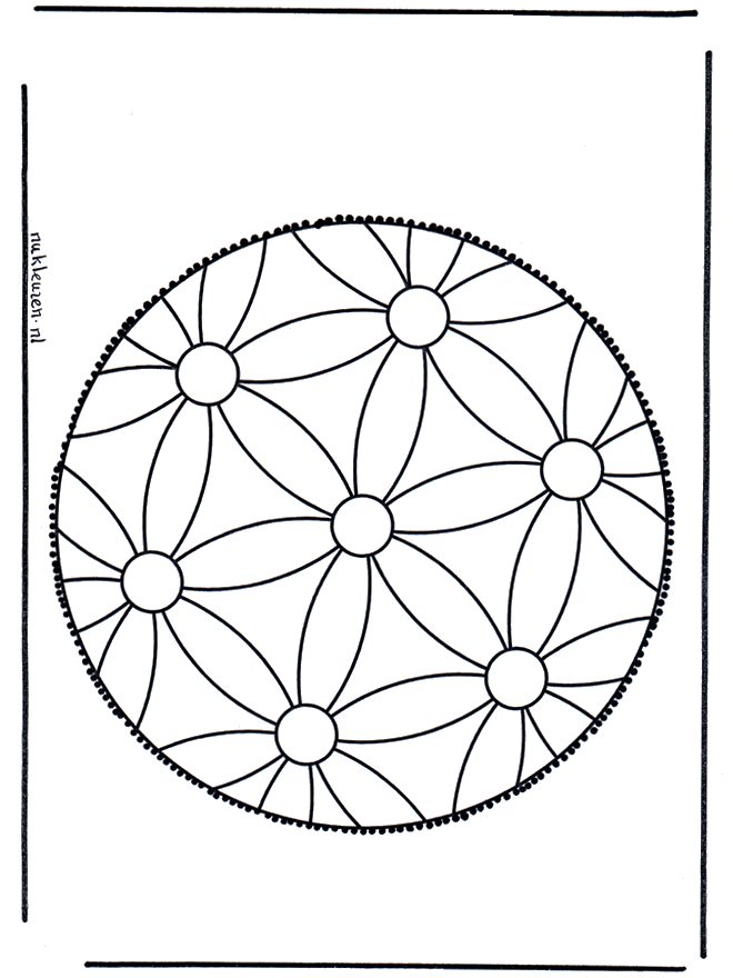 Mandala 1 - Basteln Mandalas