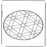 Basteln Stechkarten - Mandala 1