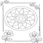 Malvorlagen Mandalas - Mandala 10