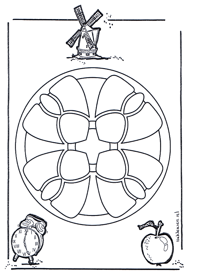 Mandala 11 - Ausmalbilder Geomandalas