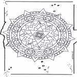 Malvorlagen Mandalas - Mandala 19