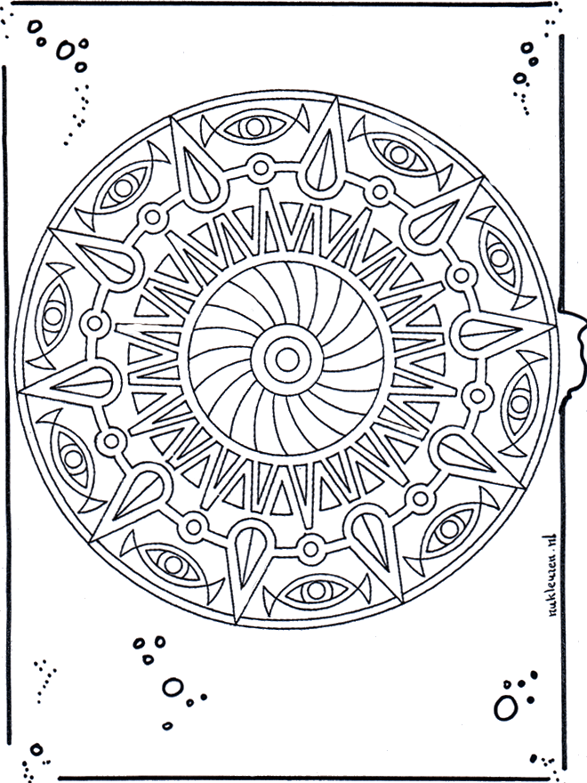 Mandala 20 - Ausmalbilder Geomandalas