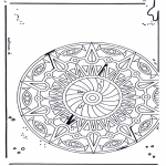 Malvorlagen Mandalas - Mandala 21