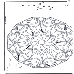 Malvorlagen Mandalas - Mandala 22