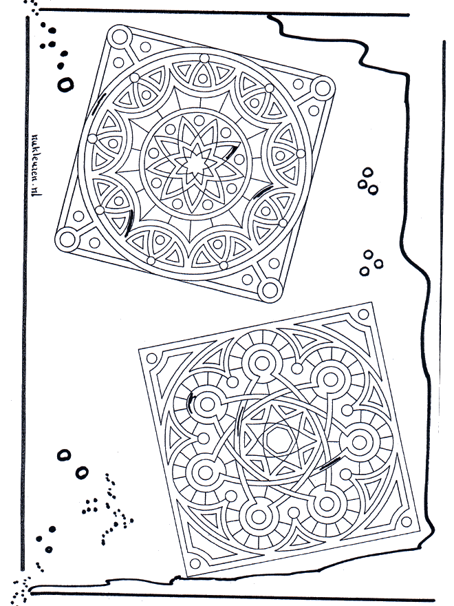 Mandala 24 - Ausmalbilder Geomandalas
