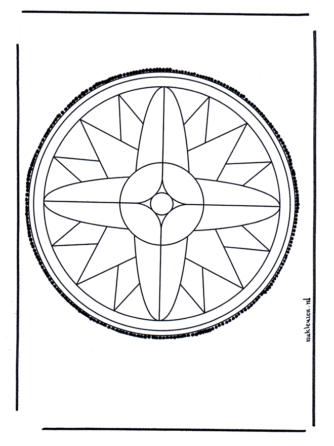 Mandala 25 - Basteln Mandalas