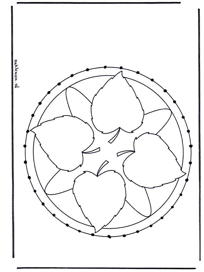 Mandala 27 - Mandalas Basteln