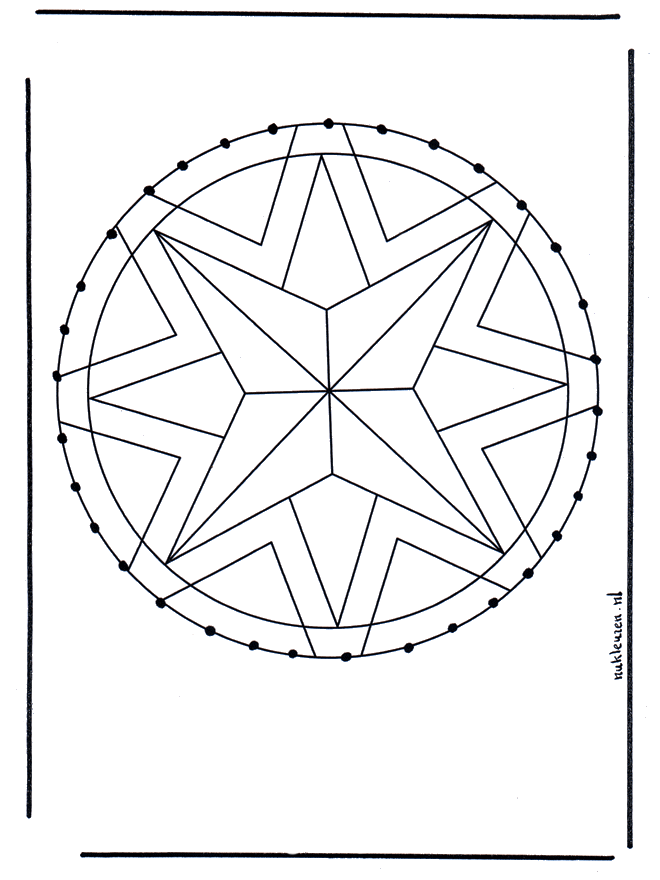 Mandala 28 - Mandalas Basteln