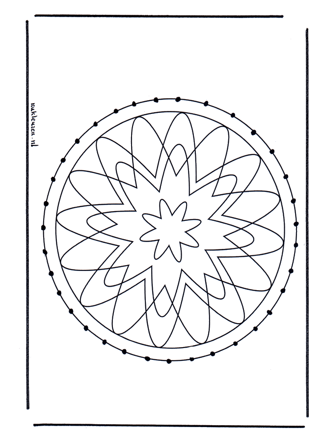 Mandala 29 - Mandalas Basteln