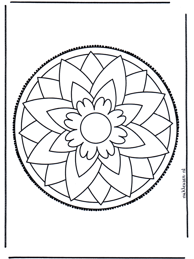 Mandala 3 - Basteln Mandalas