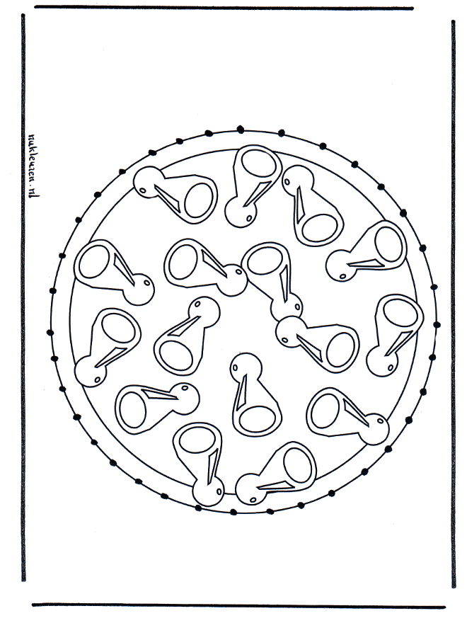 Mandala 30 - Mandalas Basteln