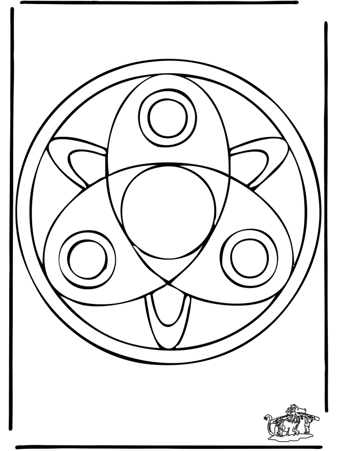Mandala 37 - Ausmalbilder Geomandalas