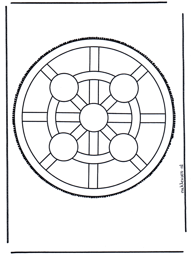 Mandala 4 - Basteln Mandalas