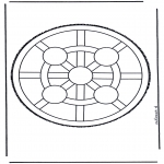 Basteln Stechkarten - Mandala 4