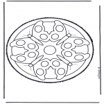 Basteln Stechkarten - Mandala 5