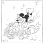 Mickey im Wasser