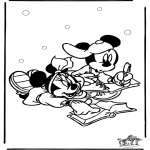 Ausmalbilder Comicfigure - Mickey Maus