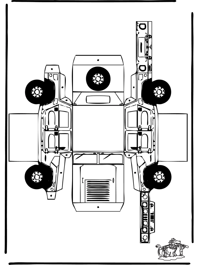 Modellbogen Hummer - Basteln Modellbogen