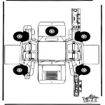 Malvorlagen Basteln - Modellbogen Hummer