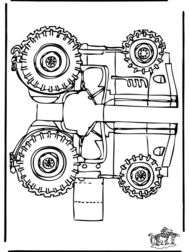 Modellbogen Schlepper - Basteln Modellbogen