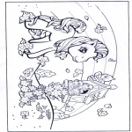 Ausmalbilder für Kinder - My little pony  1