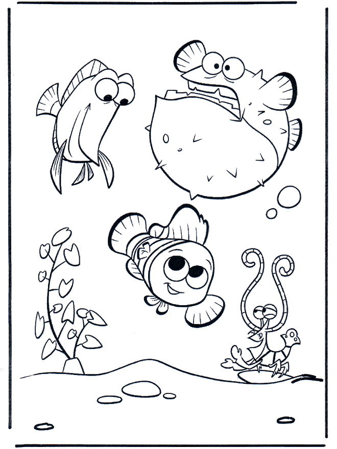 Nemo 7 - Malvorlagen Nemo