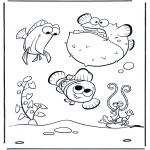 Ausmalbilder für Kinder - Nemo 7