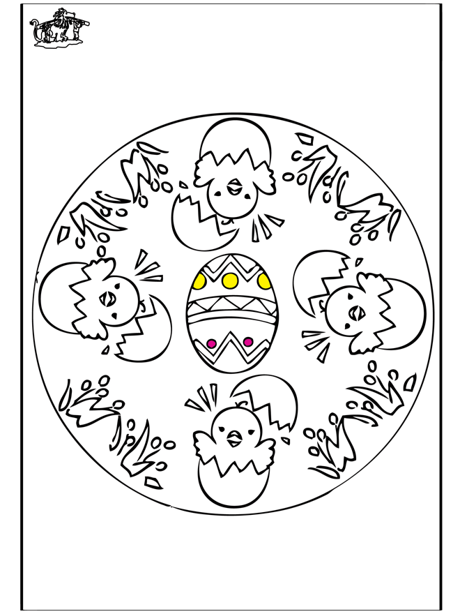 Ostern mandala 1 - Ostern