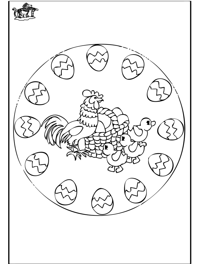 Ostern mandala 2 - Ostern