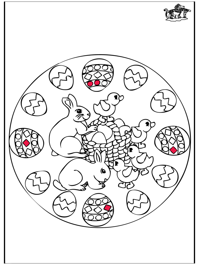 Ostern mandala 3 - Ostern