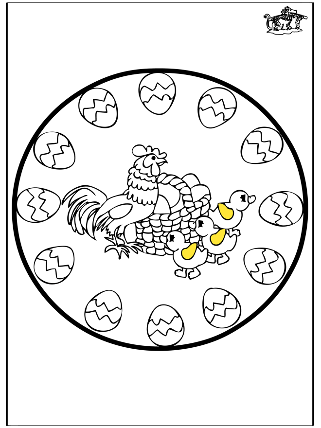 Ostern mandala 4 - Ostern