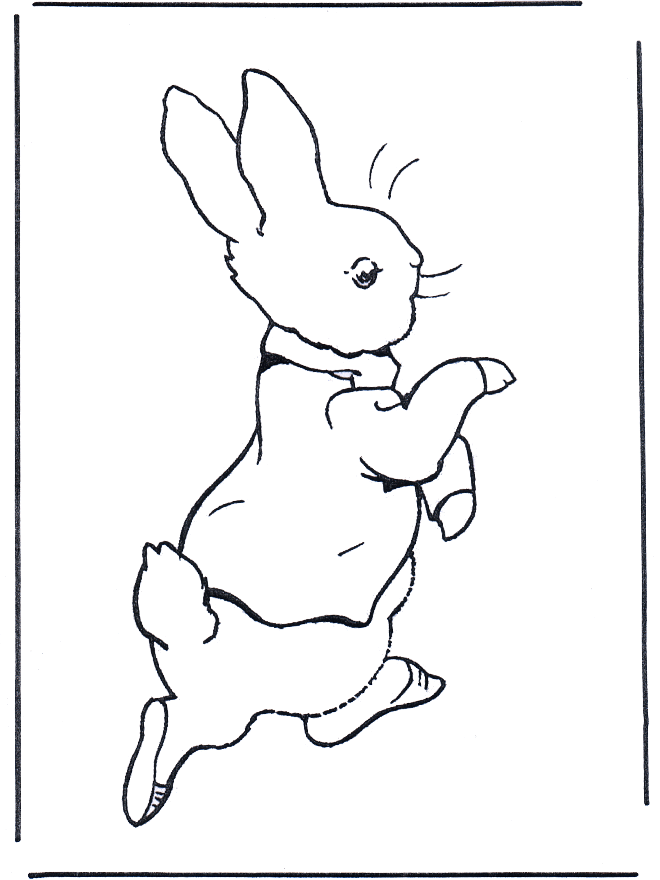 Peter Rabbit - Malvorlagen Peter Rabbit
