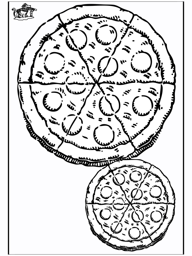Pizza - Ausmalbilder Übriges