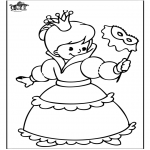 Allerhand Ausmalbilder - Prinzessin 4