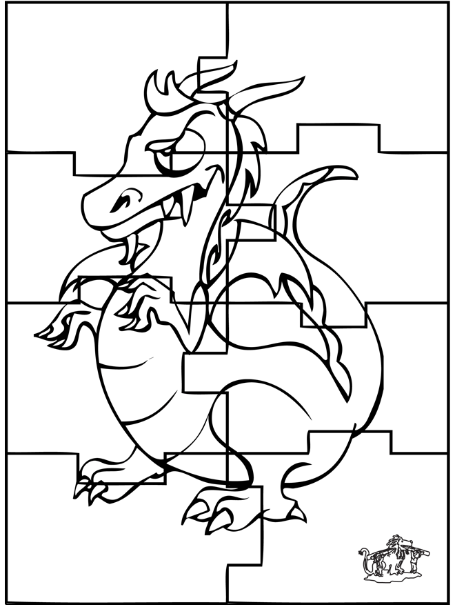 Puzzle Drache - Puzzle