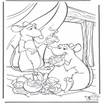 Ausmalbilder Comicfigure - Ratatouille 10