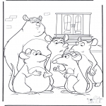 Ausmalbilder Comicfigure - Ratatouille 4
