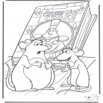 Ausmalbilder Comicfigure - Ratatouille 7