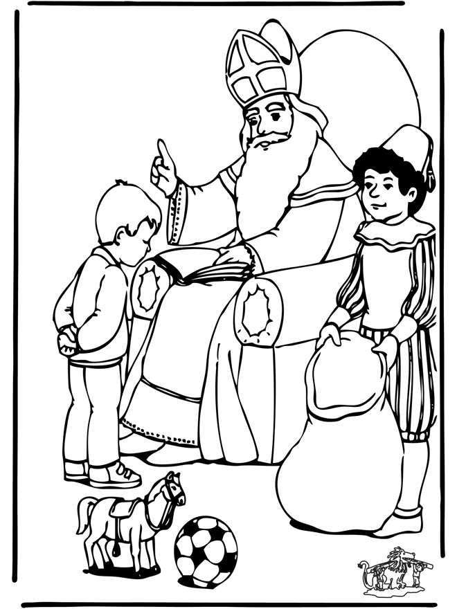 Sankt Nikolaus 14 - Ausmalbilder Sankt Nikolaus