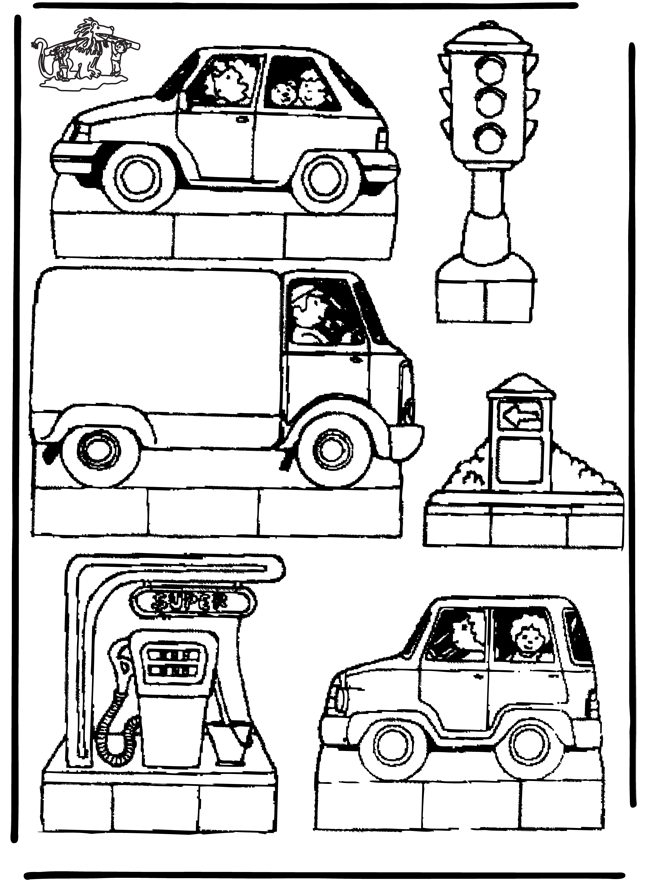 Schaudose Verkehr - Basteln Guckdosen