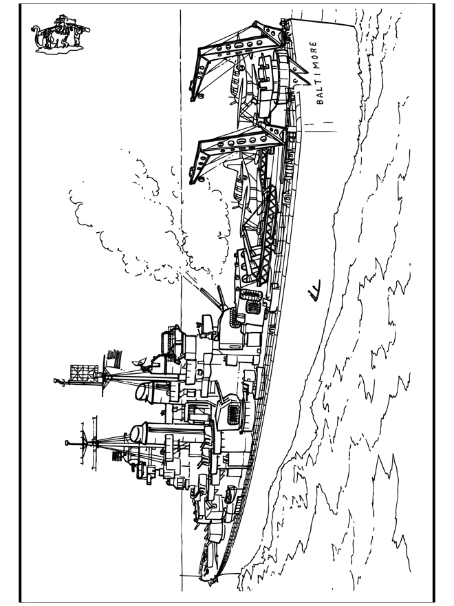 Schiff 2 - Malvorlagen Schiffe