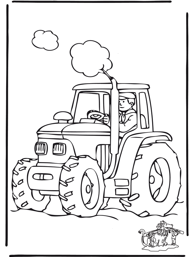 schlepper  malvorlagen tractoren