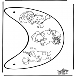 Malvorlagen Basteln - Sonnenblende 3