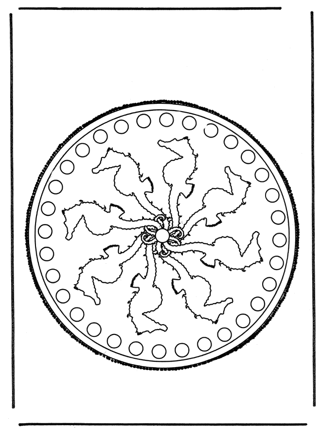 Stechkarte  1 - Basteln Mandalas